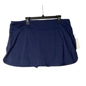 Authentic Starter Dri-Star Activewear Skort Women XL Navy Blue Built in Shorts